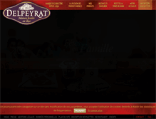 Tablet Screenshot of delpeyrat.com